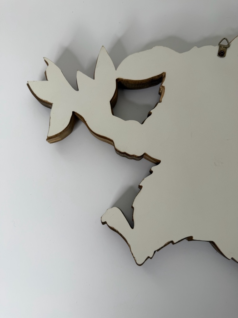 Handcrafted Brown Raccoon Wall Art - Wooden Intarsia - Picture 10 of 10